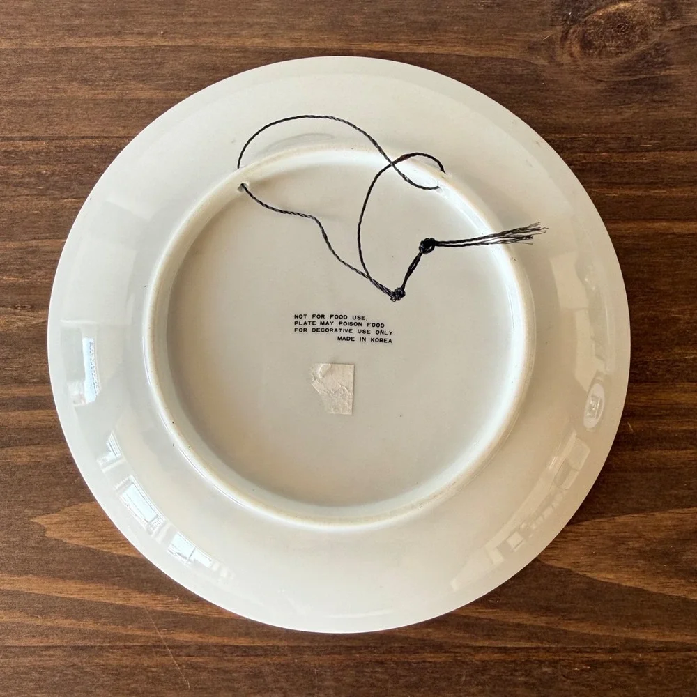 Vintage St Thomas US Virgin Islands Scenes Decorative Plate Caribbean Souvenir T